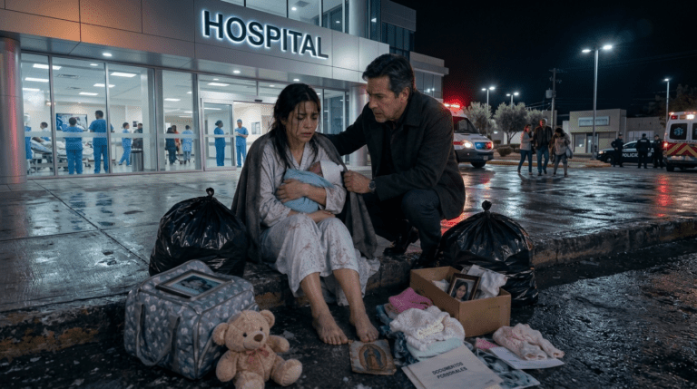 La Sacaron del Hospital con su Bebé… Sin ella Saber que sucedió