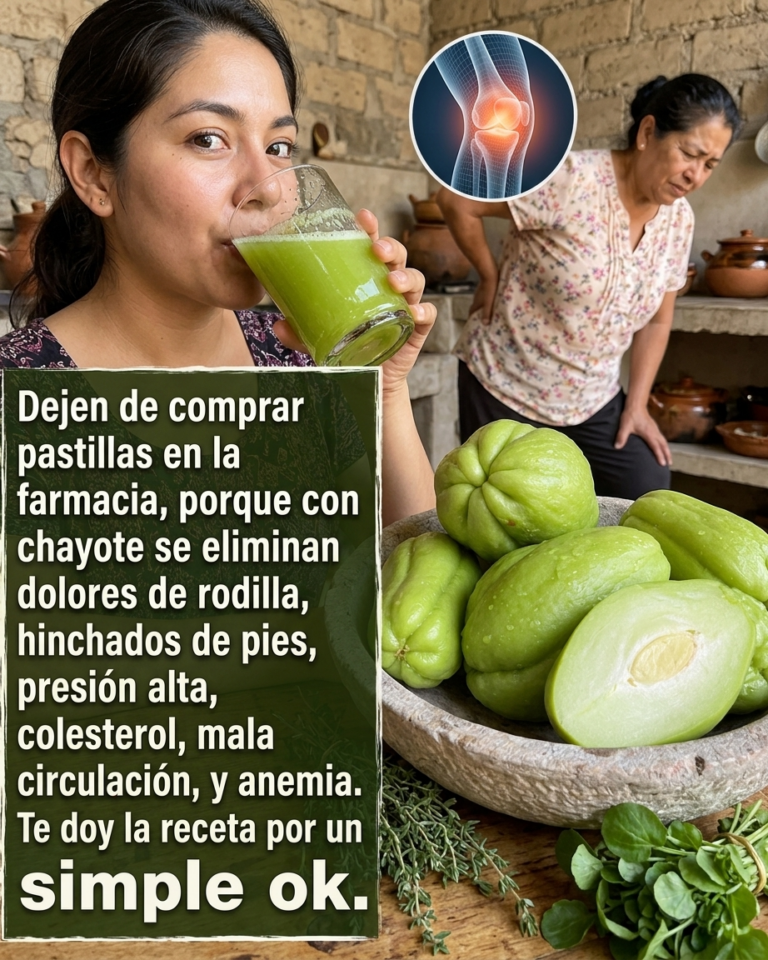Chayote con Perejil: La Bebida Natural que Muchas Personas Están aprovechando