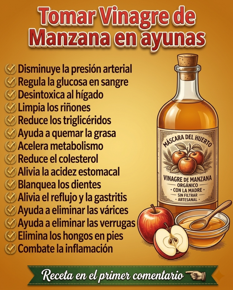 Vinagre de manzana en ayunas